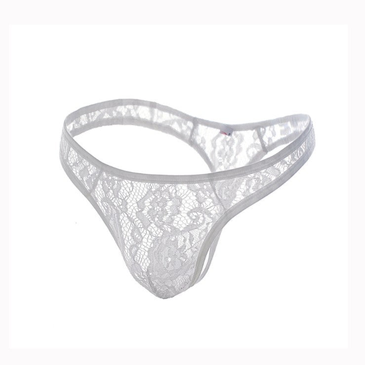 Image of Foreign trade sources men’s passionate thongs low-waisted transparent sexy T-lines GAY comrades provocative panties